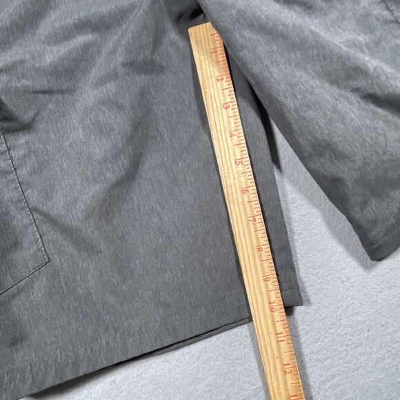 BKE Buckle Cargo Hybrid Shorts Mens 30 Grey Athletic Fit Flat Front‎ Pockets 10" - Picture 4 of 11